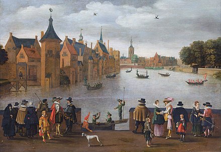 Binnenhof in 1625